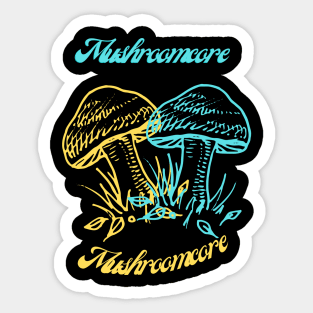 Mushroomcore Madness Sticker